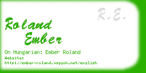 roland ember business card